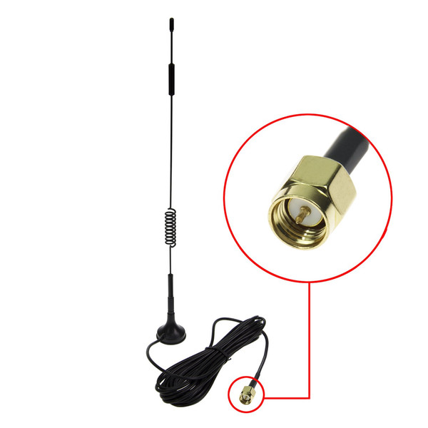 SMA 7DBi High Gain 4G LTE CPRS GSM 2.4G WCDMA 3G Antenna With Magnetic Stand Base