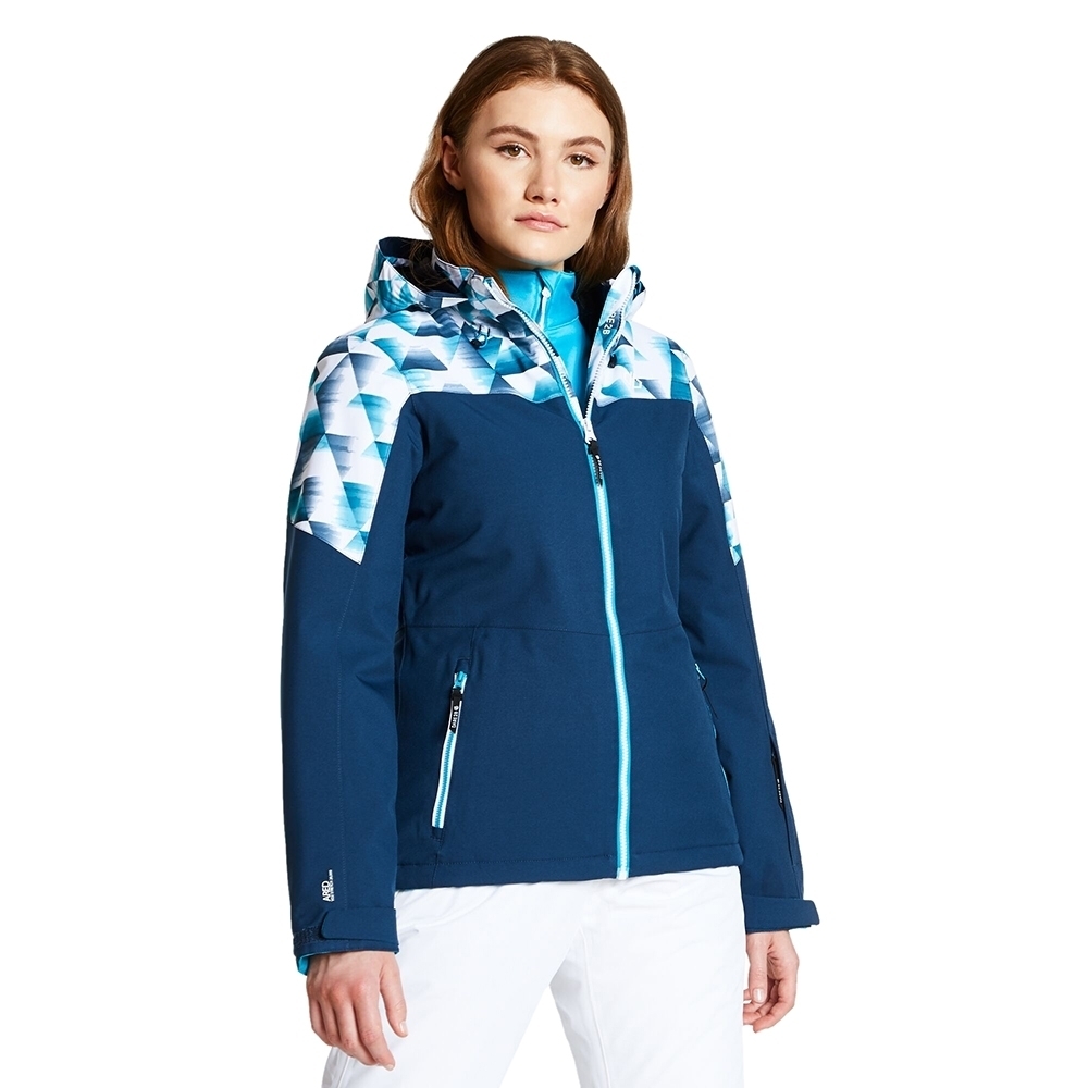 Dare 2b Womens Purview Waterproof Breathable Ski Coat Jacket UK Size 16- Chest Size 40' (102cm)