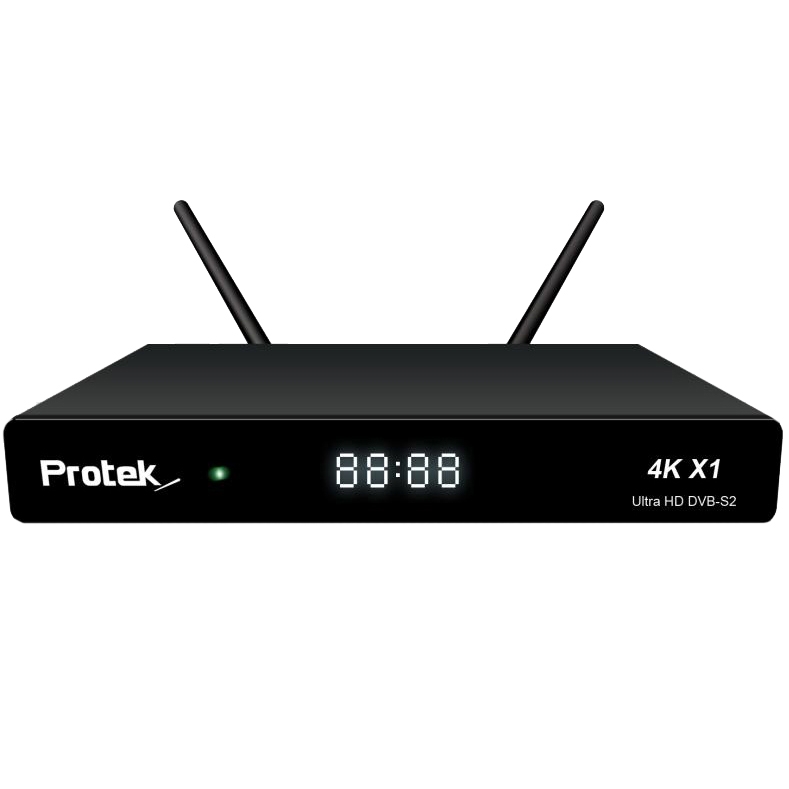 Protek X1 4K UHD 2160p H.265 HEVC E2 Linux Dual Wifi DVB-S2 Sat Receiver