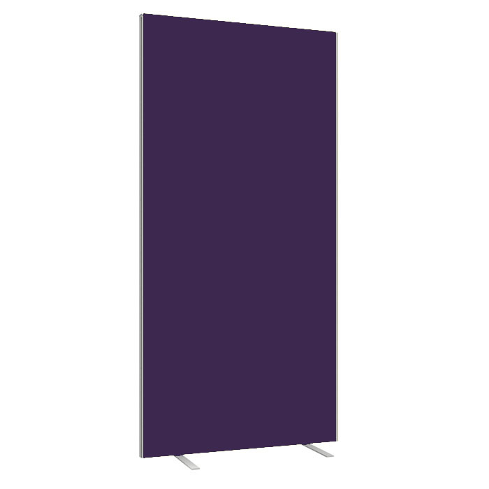 Dark Purple Floor Standing Office Screen 1000mm Wide- Height 1800mm