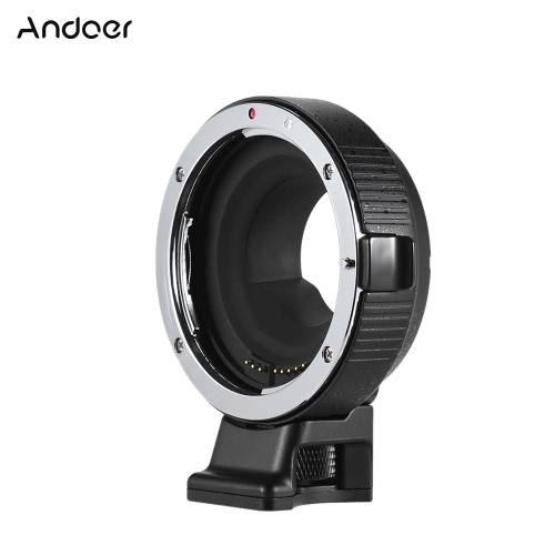 Andoer EF-MFT Electronic Lens Mount Adapter Ring AF Auto Focus Aperture Control Auto Exposure Built-in IS for Canon EF/EF-S to M4/3 Camera for Olympus PEN E-P1 P2/3/5 E-PL1 OM-D E-M5 for Panasonic LUMIX GH2/3/4