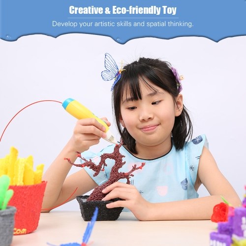 Aibecy LP02 Low Temperature 3D Printing Pen with Rechargeble Battery for Kids Art Craft Drawing DIY Gift