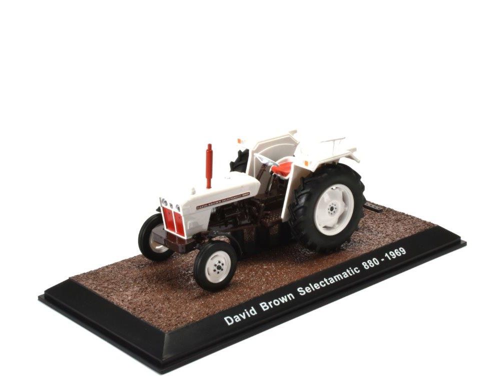 David Brown 880 Selectamatic (1969) in White (1:32 scale by Ex Mag JP29)