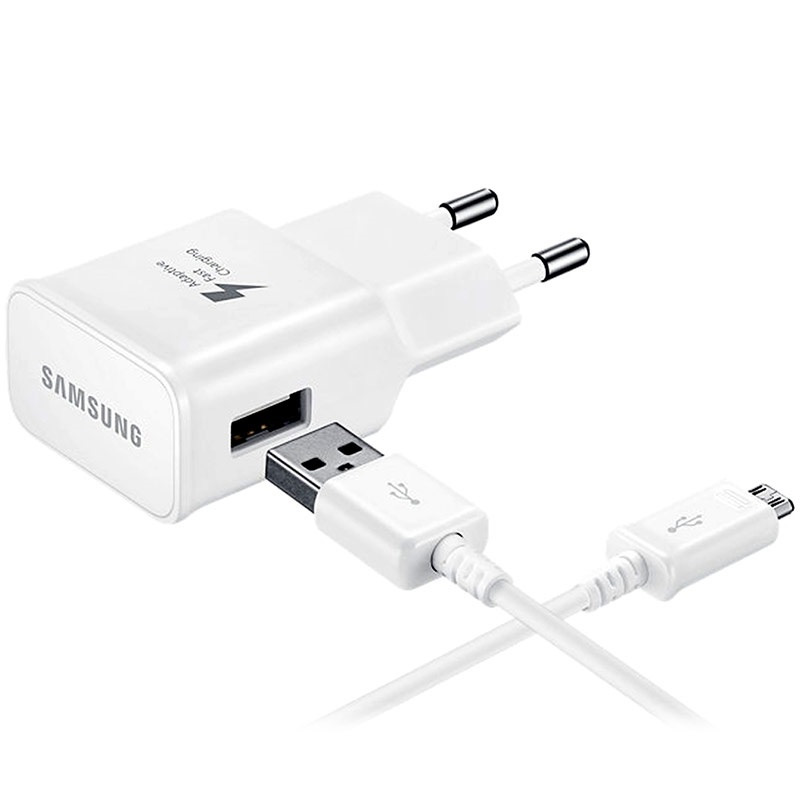 Samsung Galaxy 2A EU Travel Charger + Micro USB Cable - White
