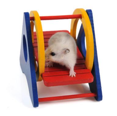 agent quality goods hamster rainbow swing shaky swing small pets case nest woodiness toys