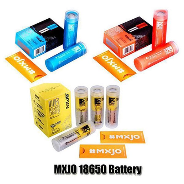 Authentic MXJO IMR 18650 Battery Type 1 2 Red Blue Yellow 3500mAh 20A 3000mAh 35A 3.7V Rechargeable Lithium Vape Mod Batteries Original