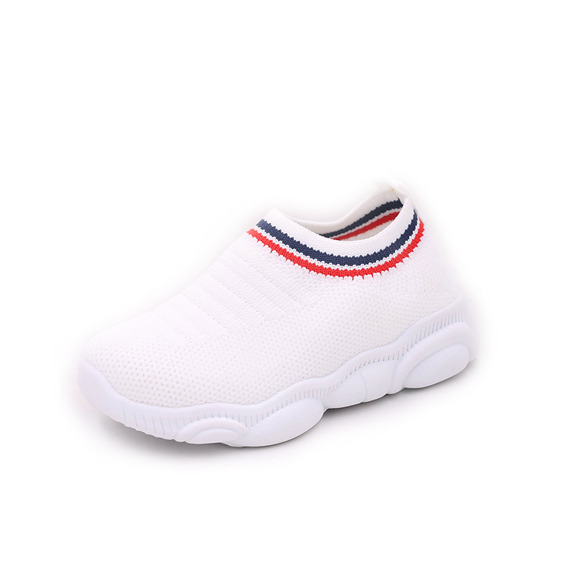 Toddler / Kids Breathable Kintted Striped Sneakers