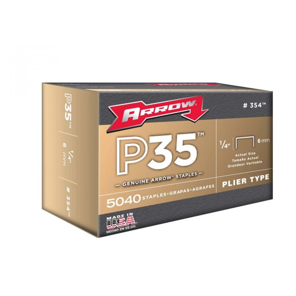 Arrow P35 Staples Box 5000 - 1/4in