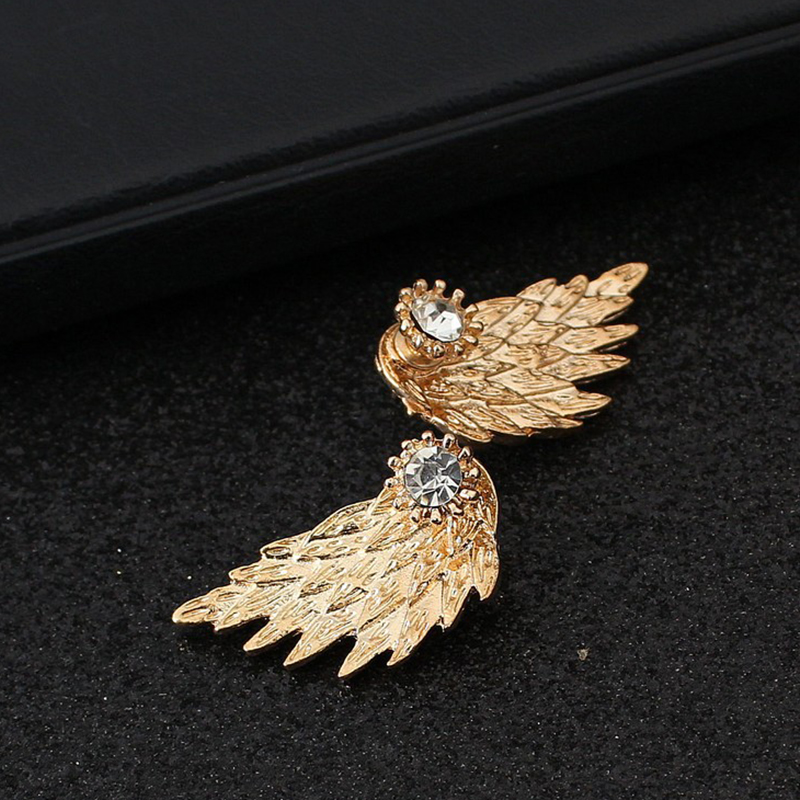 1-pair Stylish Wings Design Earrings for Women
