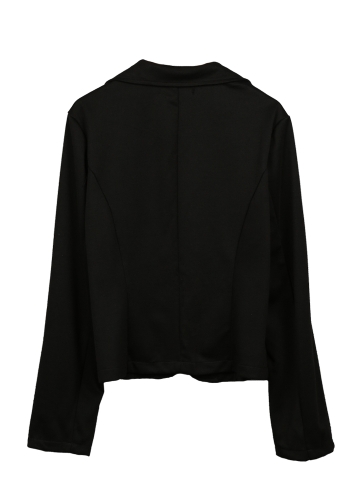 Women One Button Business Blazer Suit Long Sleeves Office Casual Leisure Coat Jacket Ladies Short Outwear