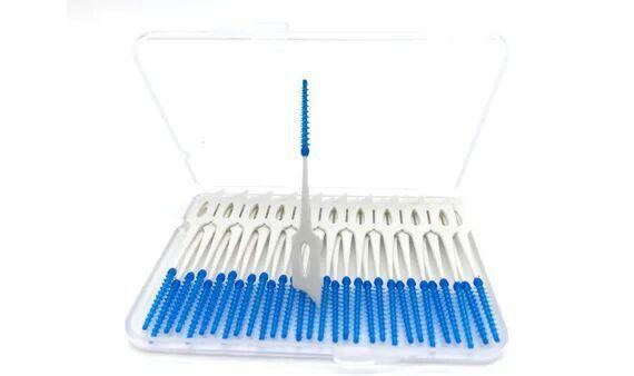 toothbrush plastic box transparency plastic box for brushing teeth in elastic massage teeth