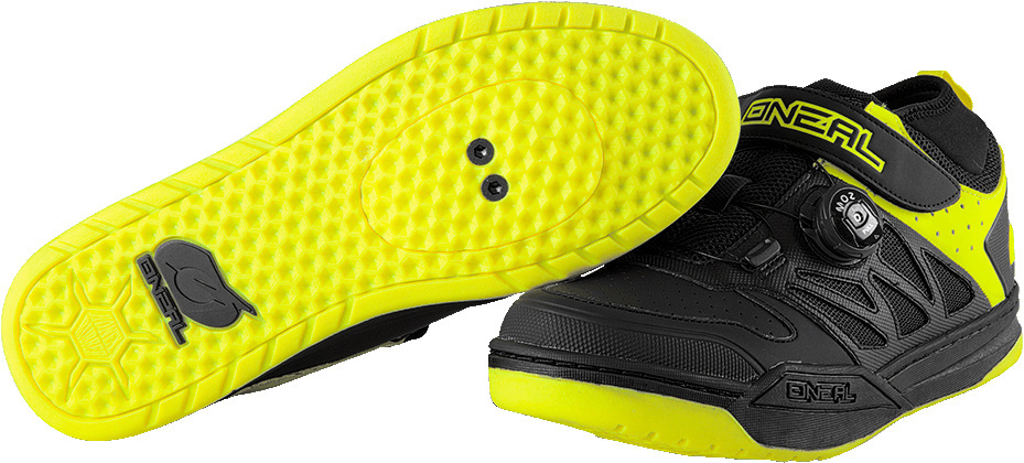 Oneal Session Chaussures SPD Noir Jaune 46