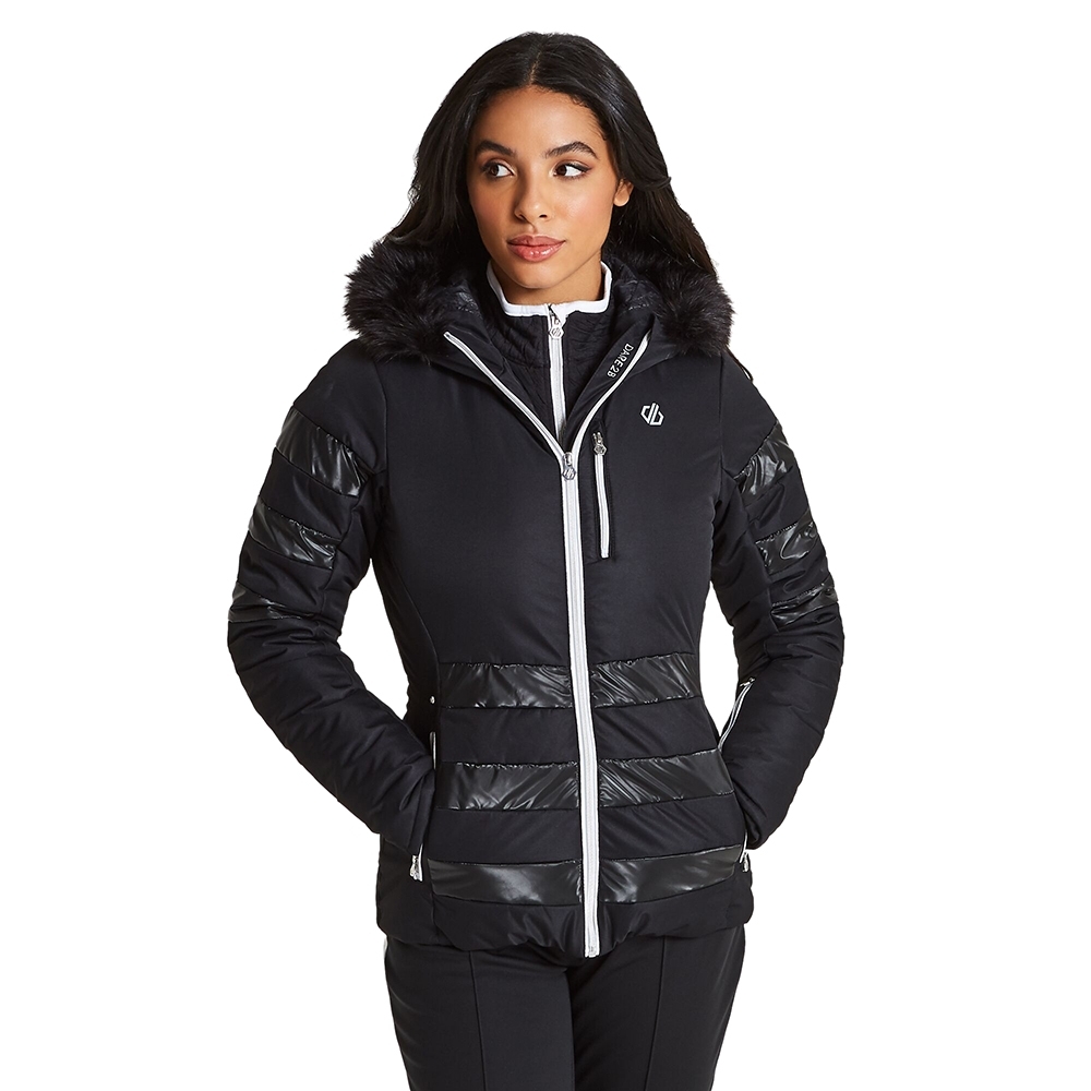 Dare 2b Womens Snowglow Waterproof Breathable Durable Jacket UK Size 14- Chest Size 38' (97cm)