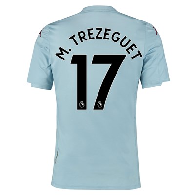 Aston Villa Away Shirt 2019-20 - Kids with M. Trezeguet 17 printing