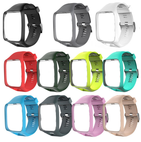 Wrist Band Strap for TomTom 2 3 Runner Spark Music Replacement Bracelet Soft Watchband Silicone Belt Watch Bracelet Accessory