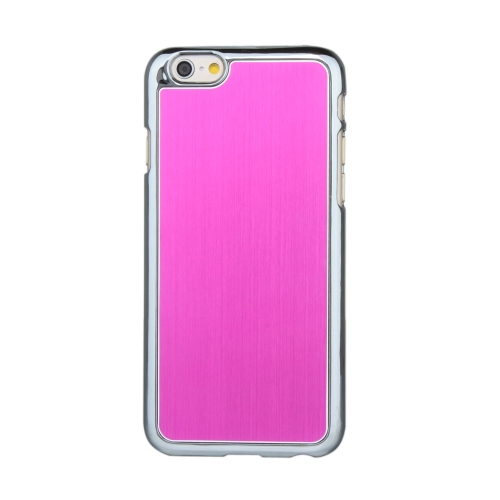 Ultrathin Lightweight Hard Brushed Aluminum Fashion Bumper Shell Case Protective Back Cover for 4.7