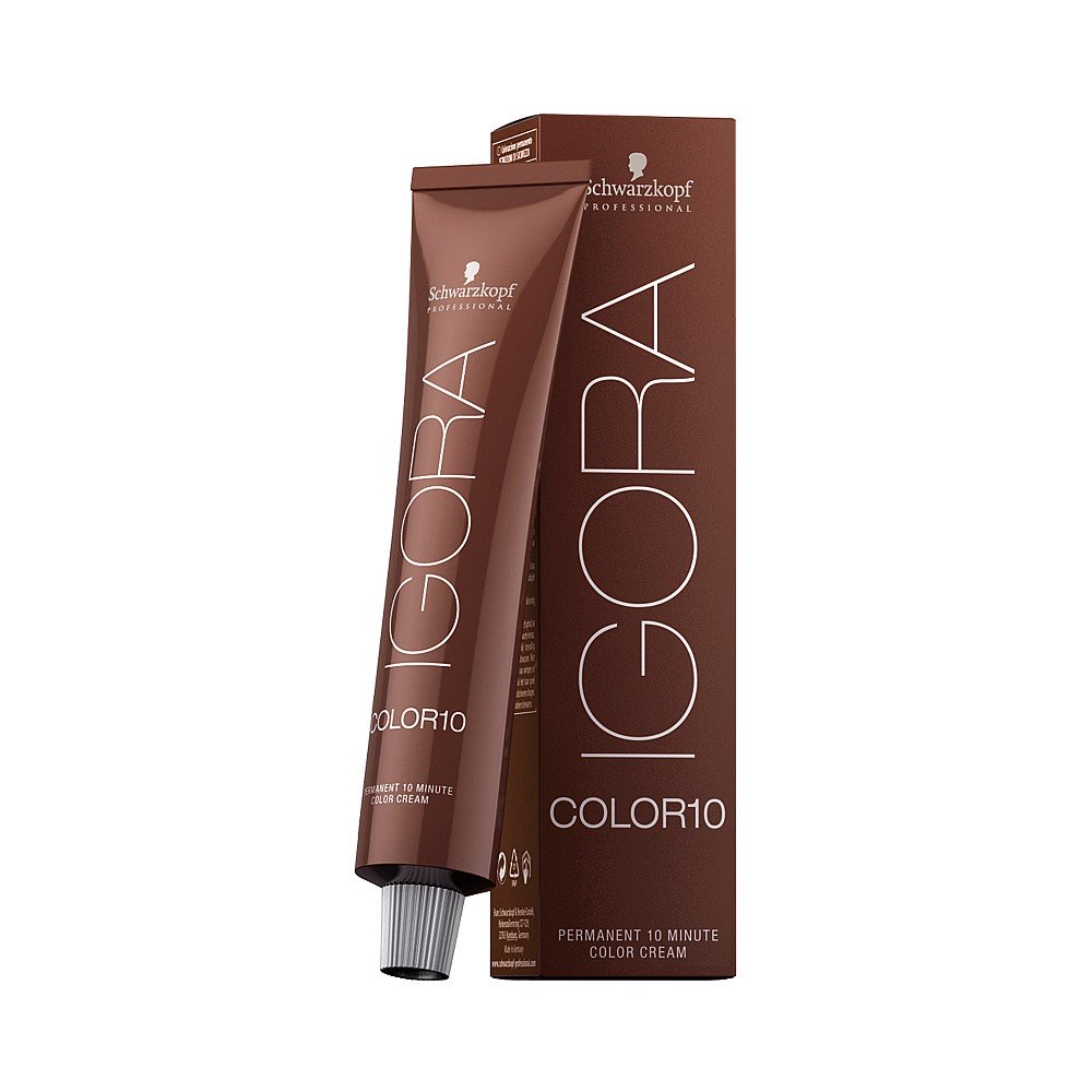 Schwarzkopf Professional Igora Color 10 Permanent Hair Colour - 7-12 Medium Blonde Cendre Ash 60ml